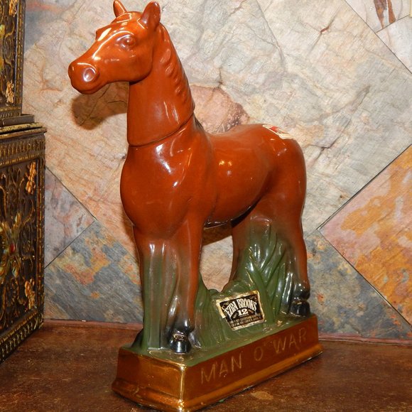 Ezra Brooks Other - Vintage 1969 Ezra Brooks Man 'O War Horse Decanter